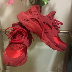 Women’s Red Nike Huaraches